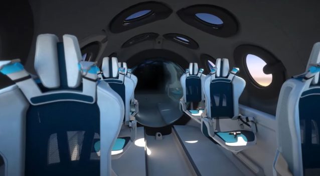Virgin Galactic Spaceship’s Cabin Interior Revealed