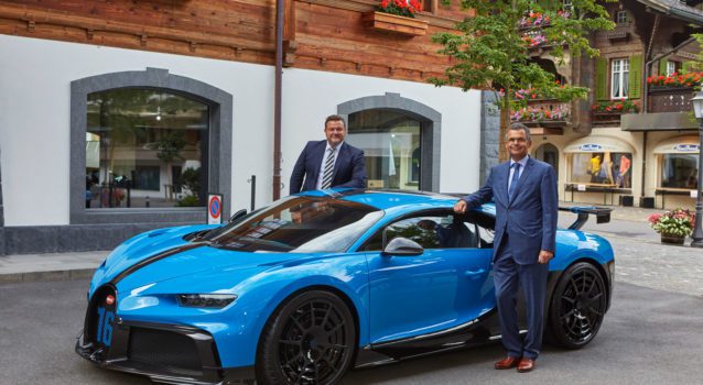 Bugatti Chiron Pur Sport Stops in Switzerland Before Coming to the USA