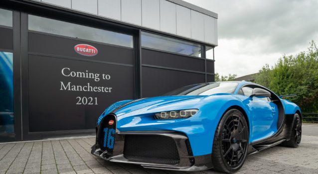 Bugatti Chiron Pur Sport Arrives in Manchester