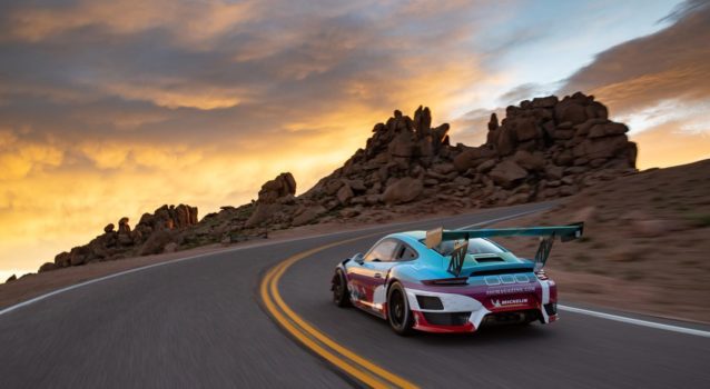 A Wild Porsche 911 GT2 RS Art Car is Taking on Pikes Peak