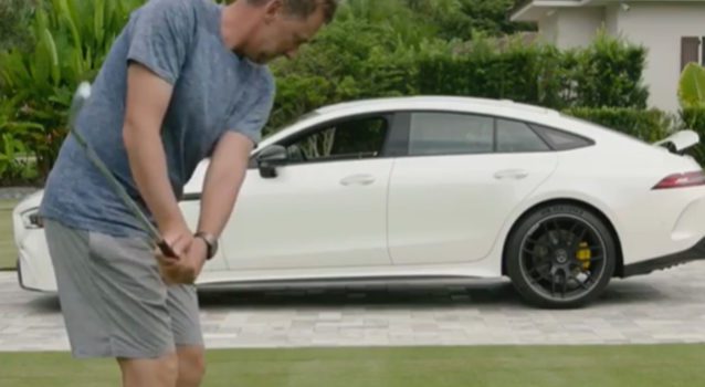 Ian Poulter Makes Insane Chip Into His Mercedes-AMG GT 4-Door Coupe
