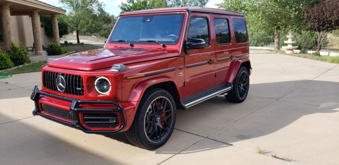 Check out the optional wheels on this G63 AMG
