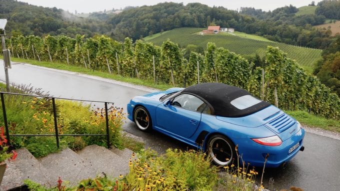 A Porsche 911 997 cabriolet offers the best of both worlds