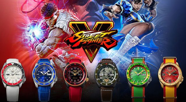 Seiko 5 Sports Street Fighter Collection Now Available