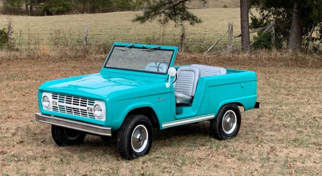 Super Rare 1966 Ford Bronco “Roadster” Will Be Auctioned by GAA Classic Cars