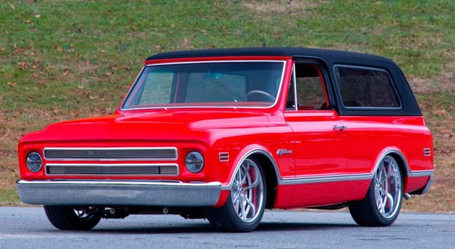 GAA Classic Cars’ Auctioning Off Restomod 1972 Blazer With Matching Surfboard