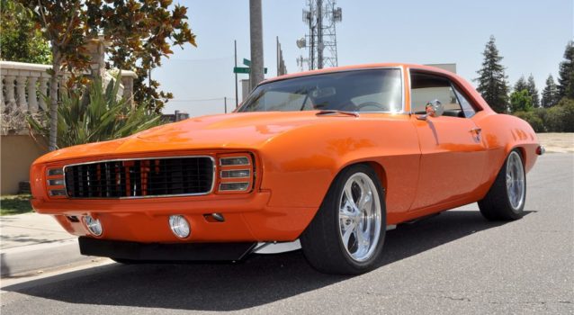 GAA Classic Cars Auctioning Tangelo Pearl 1969 Camaro RS at November Event
