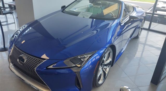 Very Rare 2021 Lexus LC 500 Convertible Inspiration Series for Sale