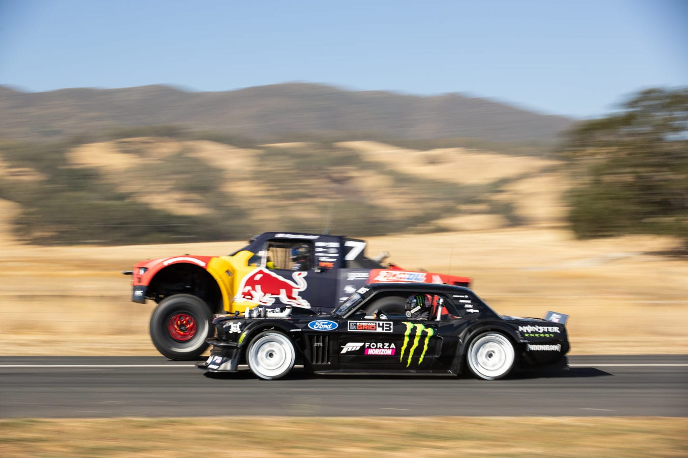 Not even a Trophy Truck can beat the Hoonicorn Mustang