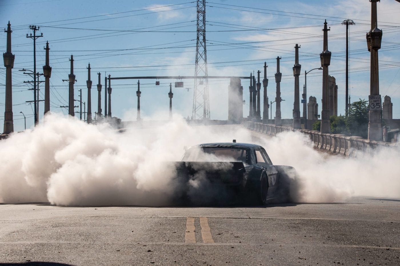 Hoonicorn Mustang invaded downtown Los Angeles for a shakedown