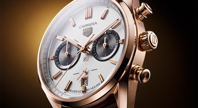 TAG Heuer Celebrates Jack Heuer’s Birthday With A Limited Edition Gold Carrera
