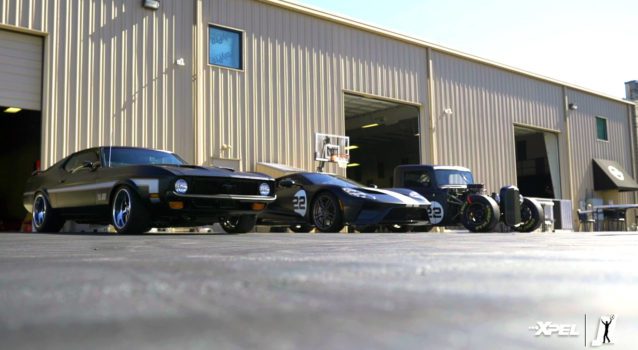 Joey Logano?s Custom Built ?71 Mach 1 Mustang Gets The Full XPEL STEALTH Treatment