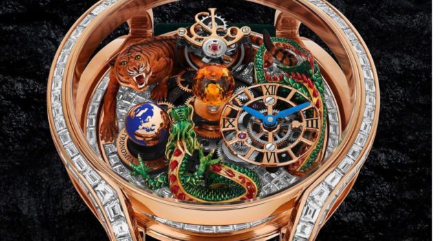 Jacob & Co. Unveils The Astronomia Solar Baguette Dragon and Tiger Timepiece