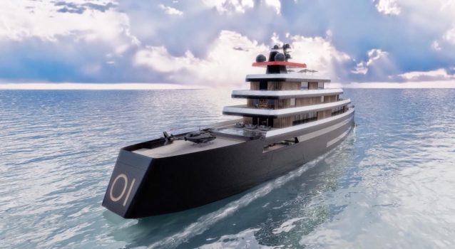 Ocean One is a Seven-Deck, 351-foot Superyacht Concept
