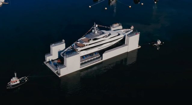 Rossinavi Launches the 70m Polaris Superyacht, Their Largest Yet