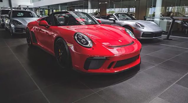 Highly-Optioned 2019 Porsche 911 Speedster in Guards Red For Sale