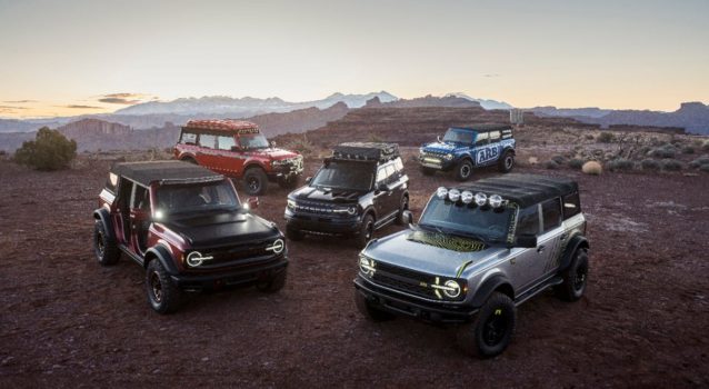 Five Ford Broncos Showcase Aftermarket Upgrades at Moab