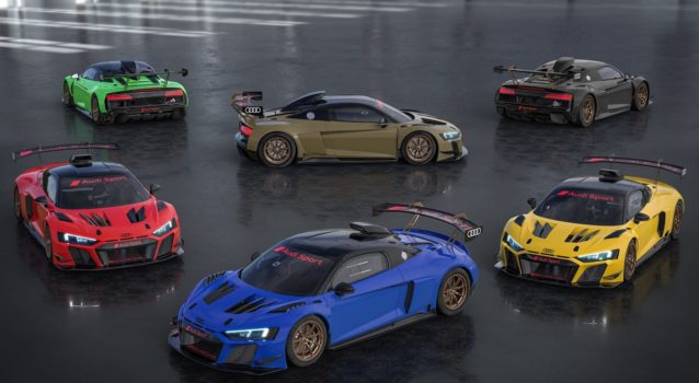 Audi Sport Unveils Six Bright Shades of the R8 LMS GT2