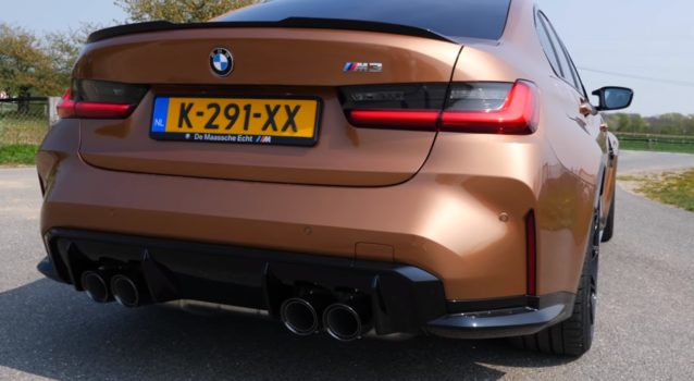 BMW M3 Manual Transmission Competition Flogged on the Autobahn