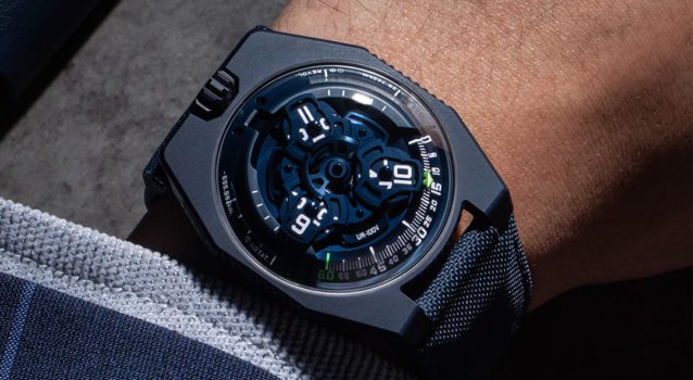 URWERK Releases The Limited-Edition UR-100V “Blue Planet” Watch