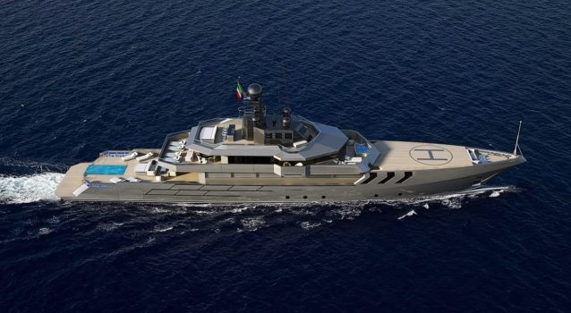 184-foot Militaristic OPV 56 Superyacht Gets New Images and Details