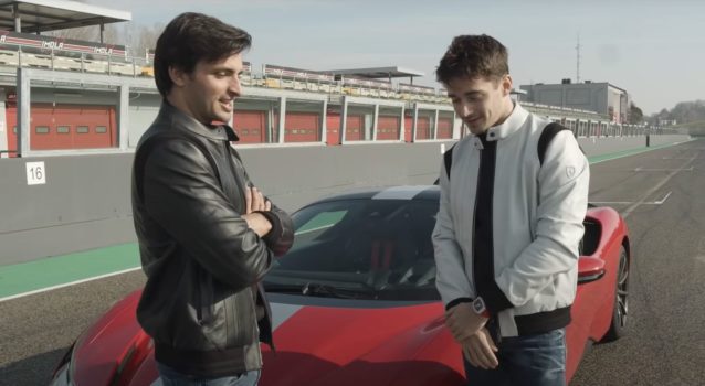 Behind the Scenes With Carlos Sainz, Charles Leclerc and Ferrari SF90s