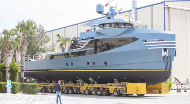 The PHI Phantom by Alia Yachts is a 118-foot Support Yacht