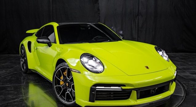 Discovered On dR: 2021 Porsche 911 Turbo S in PTS Acid Green