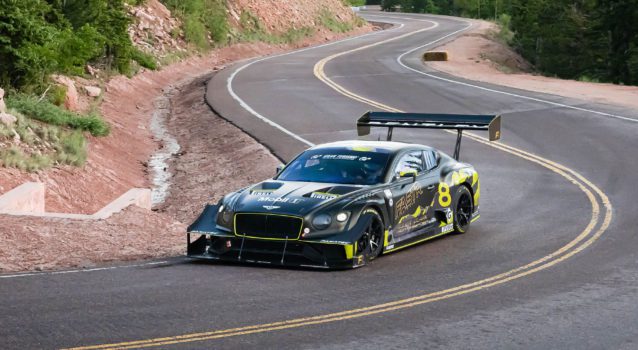 Bentley Continental GT3 Pikes Peak Proves to Be Fastest Renewably-Fuelled Car During Hill Climb