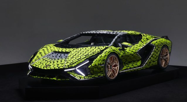 Life-Size LEGO Lamborghini Sian Took Almost a Year to Make
