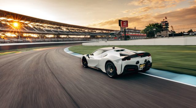 The Ferrari SF90 Stradale Just Set a New Record at Indianapolis Motor Speedway