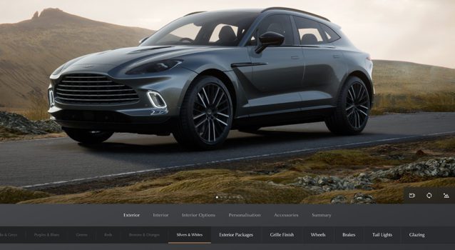 Discover Aston Martin’s All-New Virtual Vehicle Configurator
