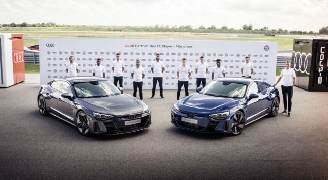 FC Bayern Players Were Just Gifted Electric Audi e-tron GTs