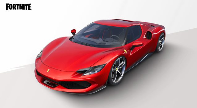Fortnite Adds the Ferrari 296 GTB as a Driveable Car