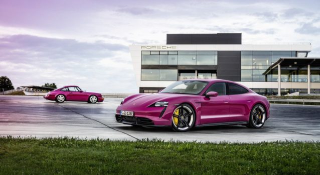 2022 Porsche Taycan Gets More Colors and Technology
