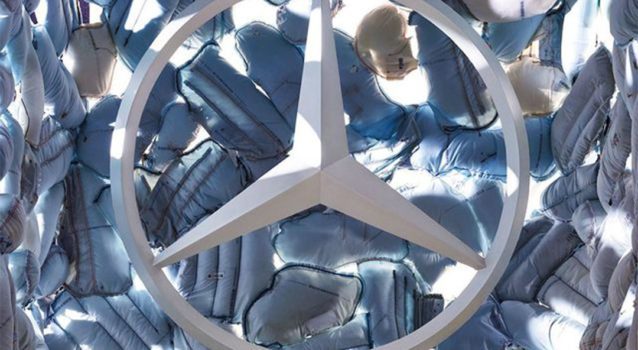 Mercedes-Benz Teases A New ’40 Years Of Airbag’ Fashion Collection With Heron Preston
