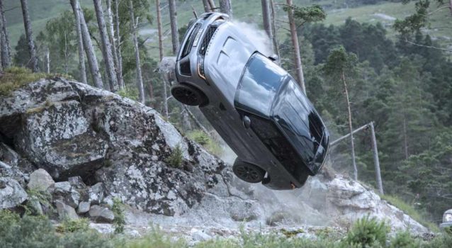 Range Rover Sport SVR Takes Flight During Insane James Bond Stunt