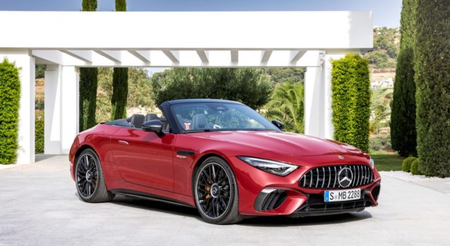 The New 2022 Mercedes-AMG SL Revealed: A Fresh Face, V8 Power and All-Wheel Drive