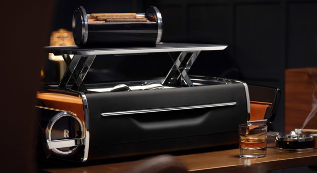 The House of Rolls-Royce Unveils The $55,000 Bespoke Whiskey And Cigar Cellarette