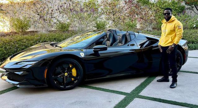 Kevin Hart Receives The First Ferrari SF90 Spider In The U.S.