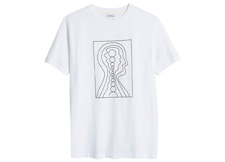 Norse Project GM x NP Niels Stick Drawing Cotton Graphic Tee