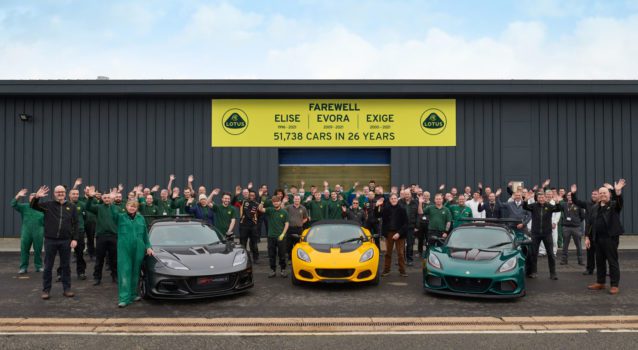 Lotus Officially Ends Production On Elise, Exige and Evora