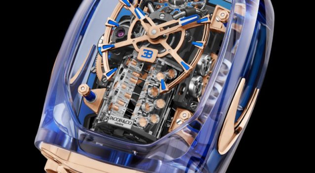 Bugatti Chiron Blue Sapphire Crystal Watch Features a W16 Engine Like Its Namesake Car- Car News