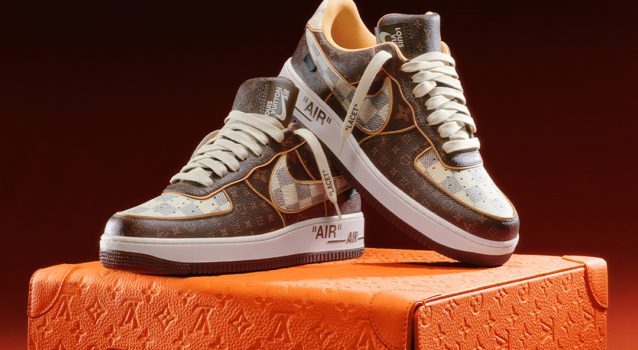 Nike x Louis Vuitton Air Force 1s At A $90,000 Bid On Sotheby’s Auction