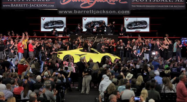 1st C8 Corvette Z06 Sells For $3.6 Million at Barrett-Jackson Scottsdale