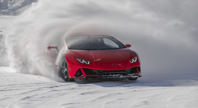 Lamborghini’s Academia Neve Course Is Lamborghini On Ice