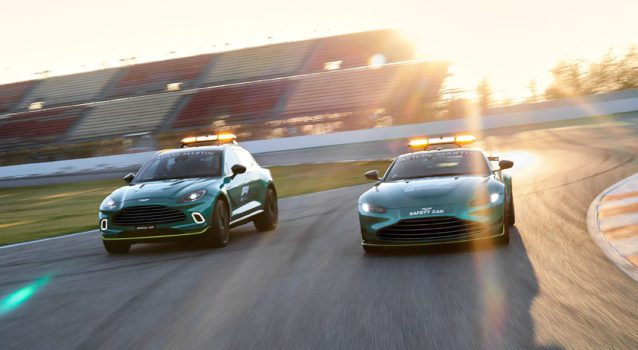 Aston Martin Vantage Safety Car and DBX Medical Car Will Support This Year’s F1 Races