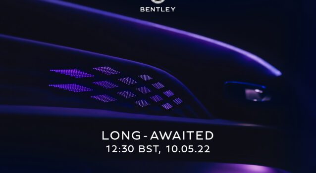 Bentley Announces A New Model Will Be Revealed May 10