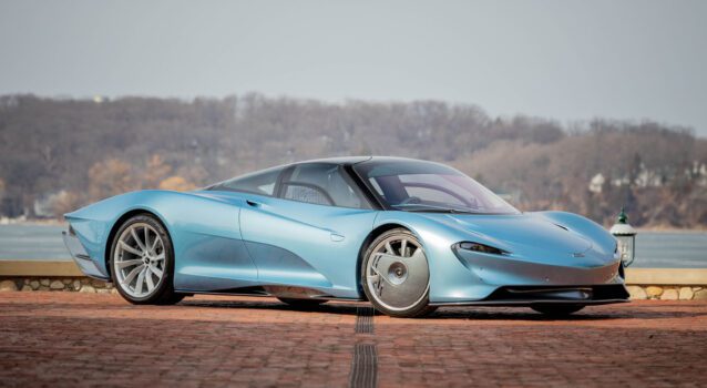 McLaren Speedtail in Heritage Gloss Steel Heading to Mecum Indy 2022 Auction