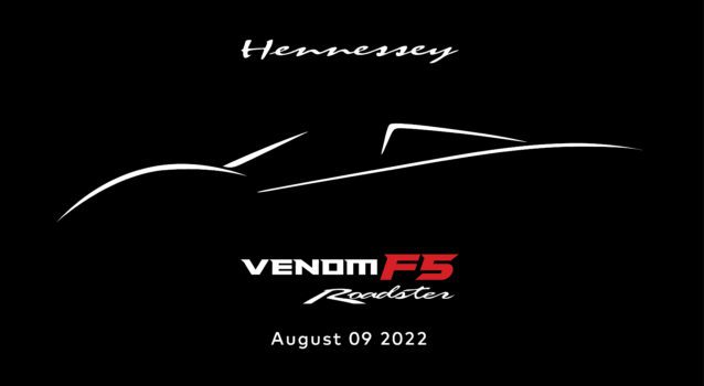 The New Hennessey Venom F5 Roadster Will Debut In August